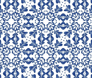 Niebieski, Ornament, Tekstura