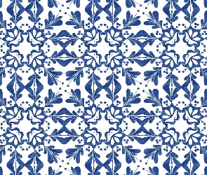 Niebieski, Ornament, Tekstura