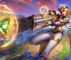 League of Legends, Szeryf Piltover, Caitlyn, Postać, Gra