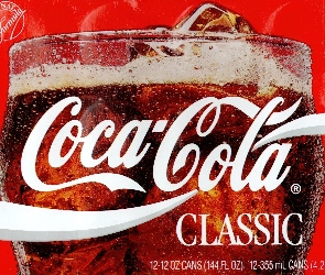 Logo, Coca-Coli, Szklanka