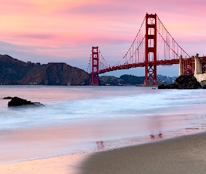 Most Golden Gate, Stany Zjednoczone, San Francisco, Kalifornia, Cieśnina Golden Gate