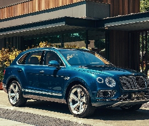 Bentley Bentayga Hybrid, Niebieski