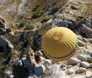 Balon, Turcja, Kapadocja, Skały tufowe