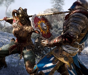 For Honor, Gra, Walka, Walkiria, Rycerz, Zbroja, Wiking