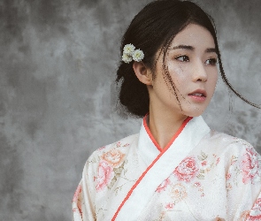 Azjatka, Kimono, Kobieta