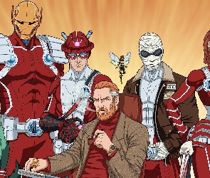 Mento, Niles Caulder, Serial, Beast Boy, Bumblebee, Elasti-Girl Tapety Filmowe, Doom Patrol, Negative Man, Robotman, Komiksy, Postacie