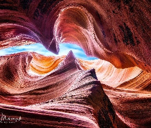 Stany Zjednoczone, Arizona, Kanion Antylopy, Skały