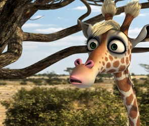 Safari 3D, Żizel, Żyrafa, Konferenz der Tiere