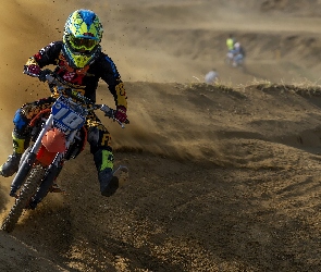 Motocykl, Zawody, Wyścigi, Zawodnik, Motocross