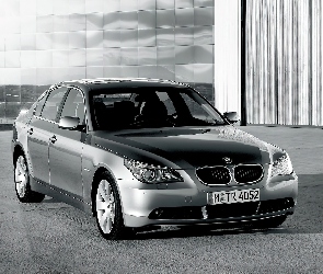 Silver, Szkło, E60, Budynek, BMW 5