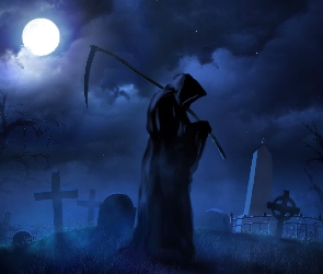 Noc, Śmierć, Cmentarz