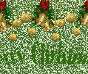 Bombki, Grafika, Napis, Dzwoneczki, Boże Narodzenie