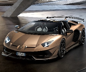 Roadster, 3D, Lamborghini Aventador SVJ