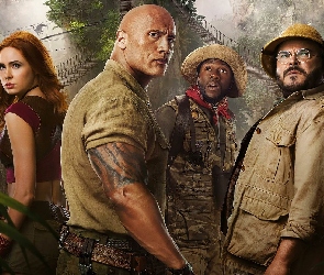 Film, Kevin Hart, Aktorka, Jack Black, Karen Gillan, Dwayne Johnson, Jumanji Następny Poziom, Jumanji The Next Level, Aktor