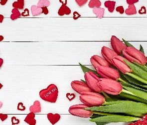 Tulipany, Serduszka, Miłość