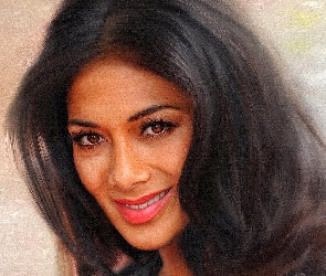 Portret, Grafika, Nicole Scherzinger, Piosenkarka