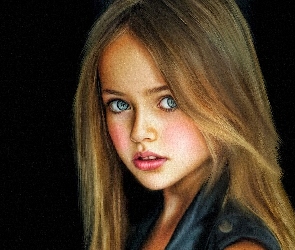 Kobieta, Grafika, Kristina Pimenova, Aktorka