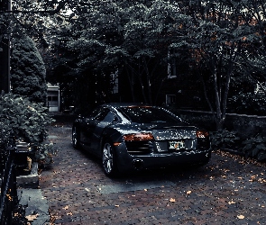 Czarne, Dom, Tył, Audi R8