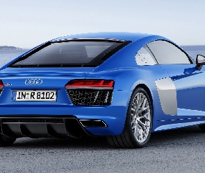 Audi R8, Coupe, Niebieskie