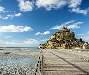 Francja, Opactwo św Michała Archanioła, Wzgórze, Mont Saint Michel