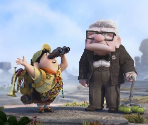 Film animowany, Skaut Russell, Up, Dziadek Carl Fredricksen, Odlot