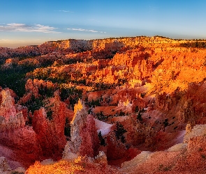 Skały, Stany Zjednoczone, Stan Utah, Park Narodowy Bryce Canyon, Kanion