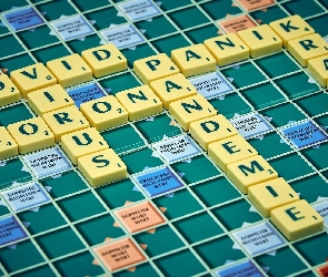 Koronawirus, Scrabble