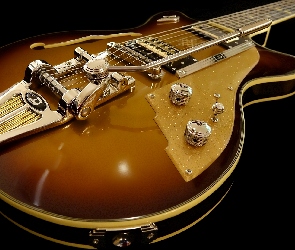 Gitara, Czarne tło