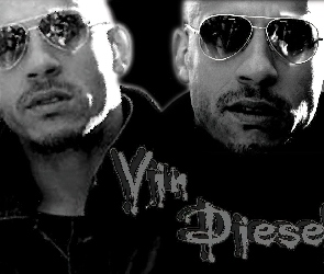 okulary, twarz, Vin Diesel