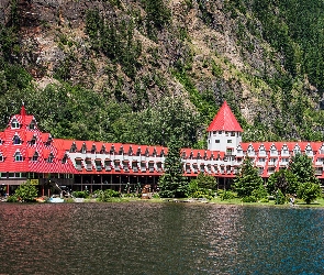 Three Valley Lake Chateau, Kanada, Prowincja Kolumbia Brytyjska, Revelstoke, Hotel