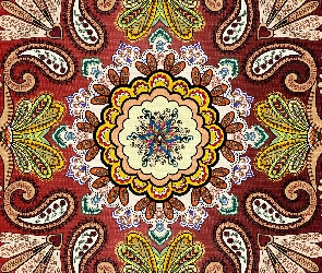 Brązowy, Ornament, Tekstura