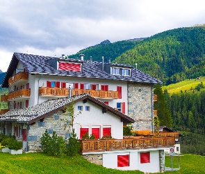 Góry, Okiennice, Dom, Czerwone