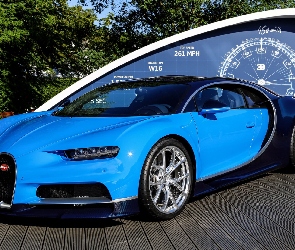 Bugatti Chiron, Niebieski