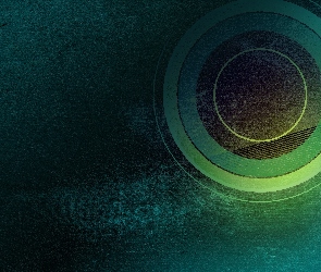Tło, Zielone, Koła, Grafika 2D