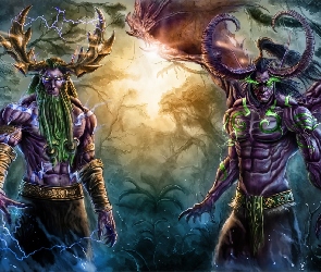 Gra, Illidan Stormrage, Warcraft 3 Reign of Chaos, Malfurion Stormrage, World of Warcraft