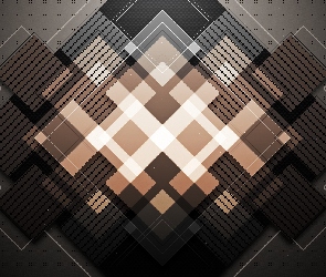 Biało-brązowa, Abstrakcja