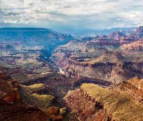 Wielki Kanion Kolorado, Park Narodowy Wielkiego Kanionu, Stany Zjednoczone, Rzeka Kolorado, Góry, Arizona, Grand Canyon