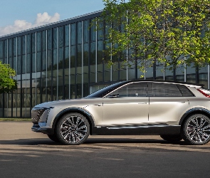 2020, Elektryczny, Srebrny, Cadillac Lyriq