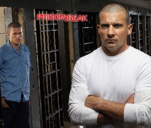 Skazany na śmierć, Wentworth Miller, kraty, Dominic Purcell, Prison Break