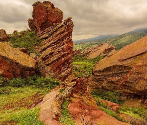 Skały, Stany Zjednoczone, Hrabstwo Jefferson, Kolorado, Red Rocks Park