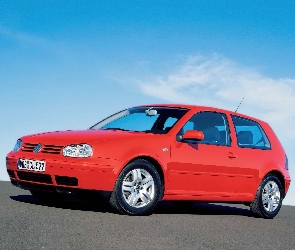 Czerwony, Volkswagen Golf 4