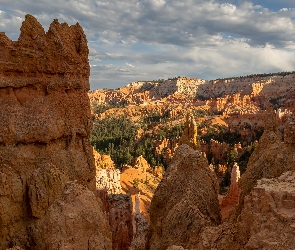 Park Narodowy Bryce Canyon, Stany Zjednoczone, Kanion, Stan Utah, Skały