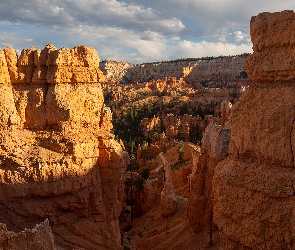 Park Narodowy Bryce Canyon, Stany Zjednoczone, Kanion, Stan Utah, Skały wapienne