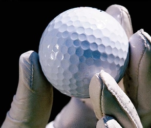Sportowe Golf, dłoń, piłka do golfa