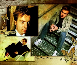 schody, motylek, Ewan McGregor
