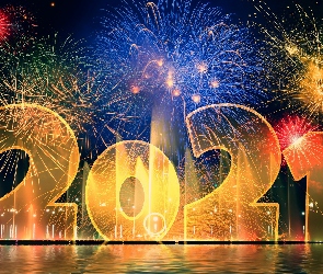 2021, Fajerwerki, Nowy Rok