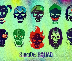 Okładka, Various Artists, Suicide Squad The Album, Czaszki, Płyta