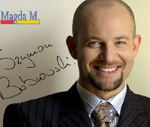 Szymon Bobrowski, garnitur, Magda M