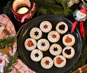 Mikołajek, Świeca, Świąteczne, Ciasteczka