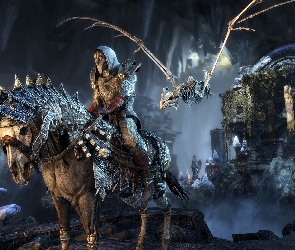 Gra, The Elder Scrolls Online Morrowind, Smoka, Koń, Szkielet, Jeździec